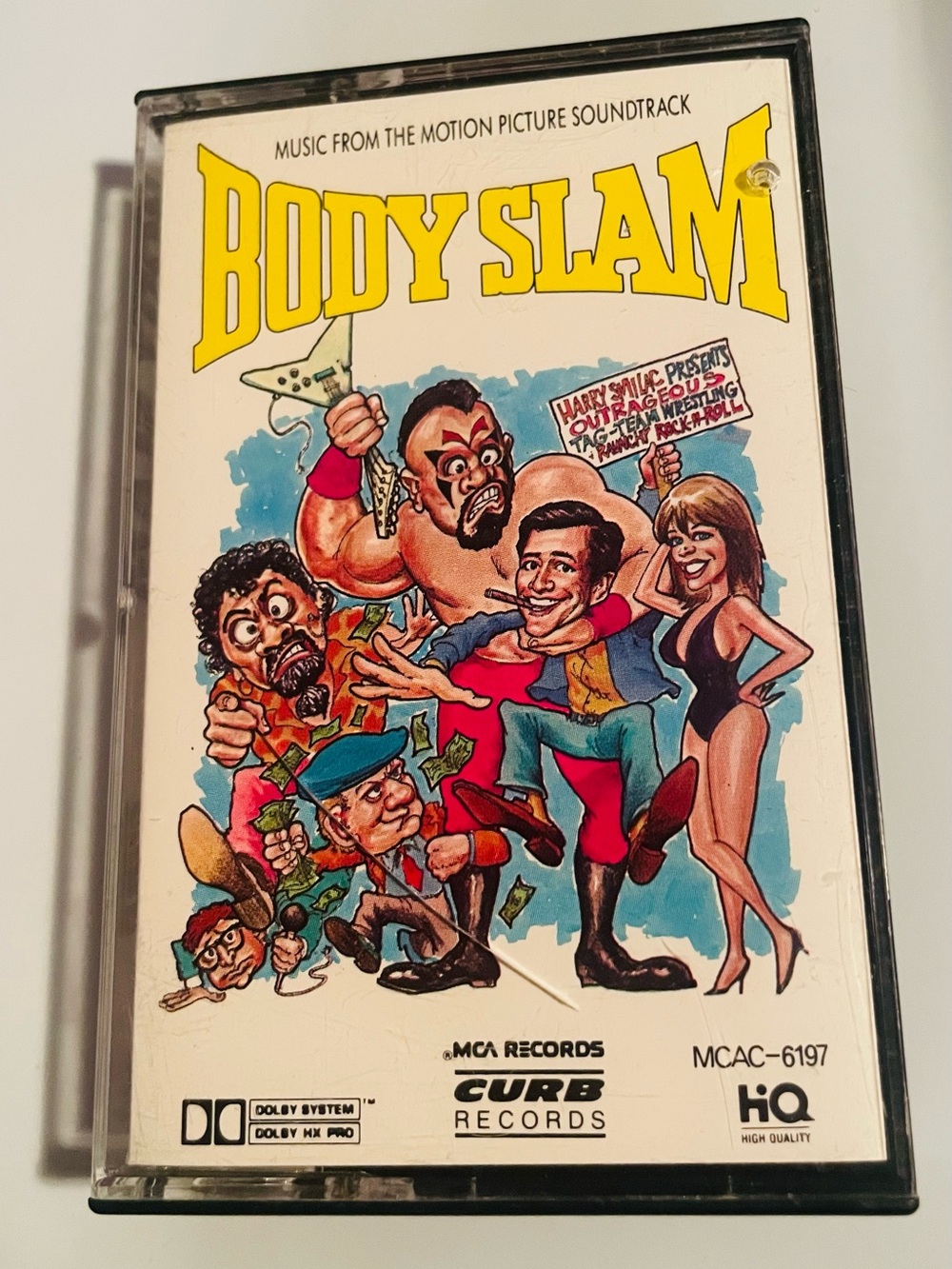 Body Slam Soundtrack Cassette